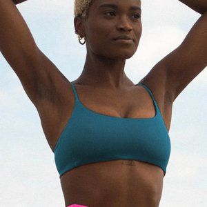 Left On Friday Pool Days top Small Deep End (Teal)